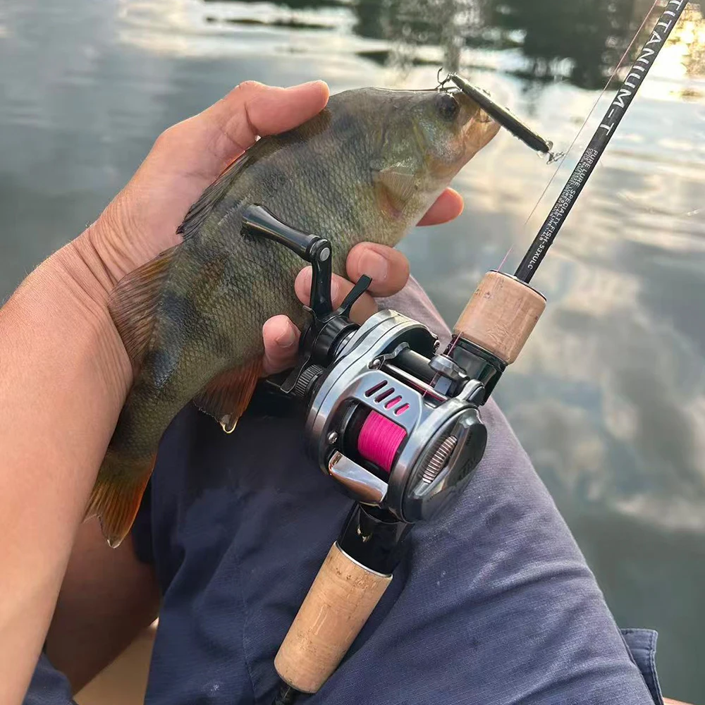 Carrete Baitcasting Leydun Usopp Ultraligero - Alta Relación Arrastre