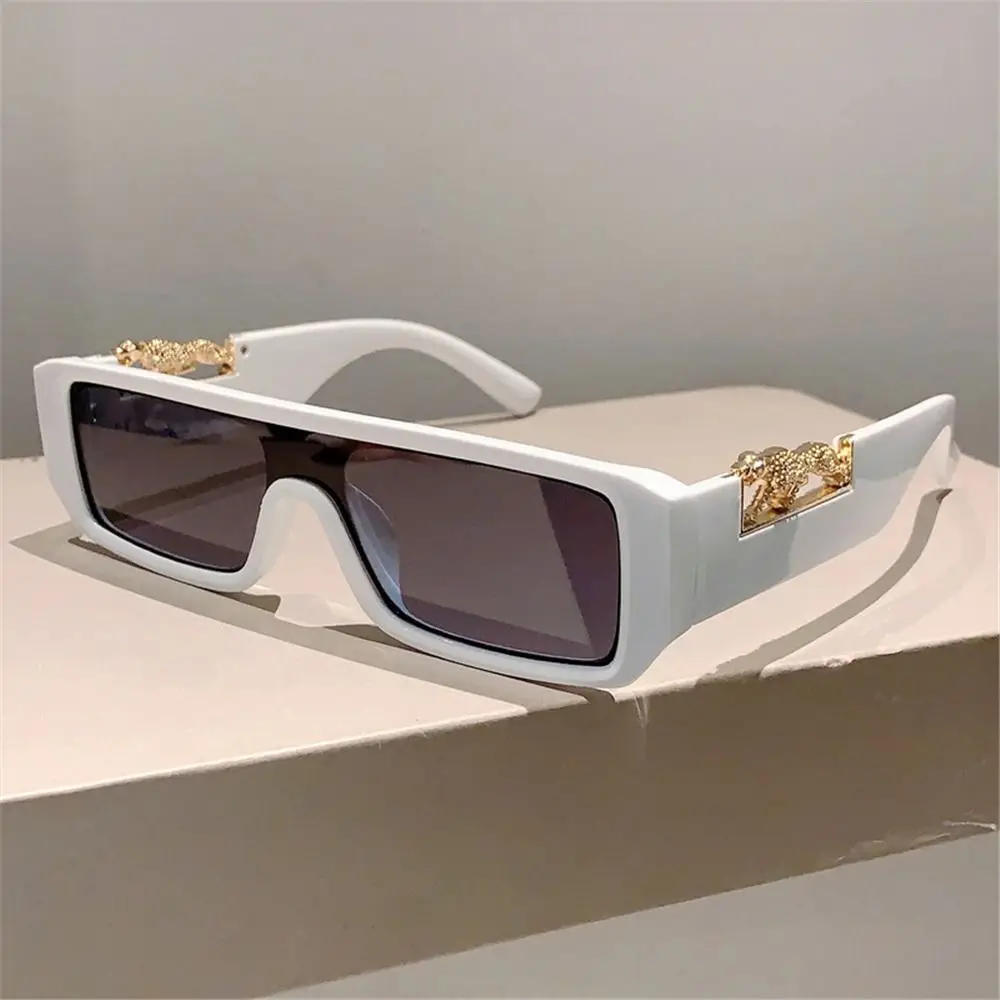 Gafas de sol rectangulares Vintage 2024, nuevas gafas de sol elegantes con gradiente de Color caramelo, gafas de sol de diseñador de marca de lujo a la moda - imagen 3