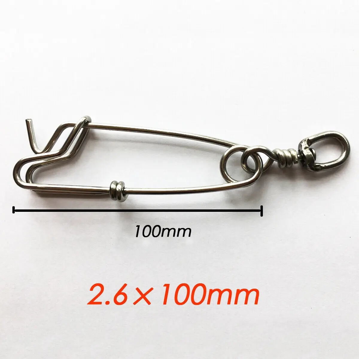 1 Uds. Clips de atún de pesca de línea larga de 8cm, 10cm y 12,5 cm, perchas de ramas con grúa giratoria, broches de bloqueo Duo - imagen 4