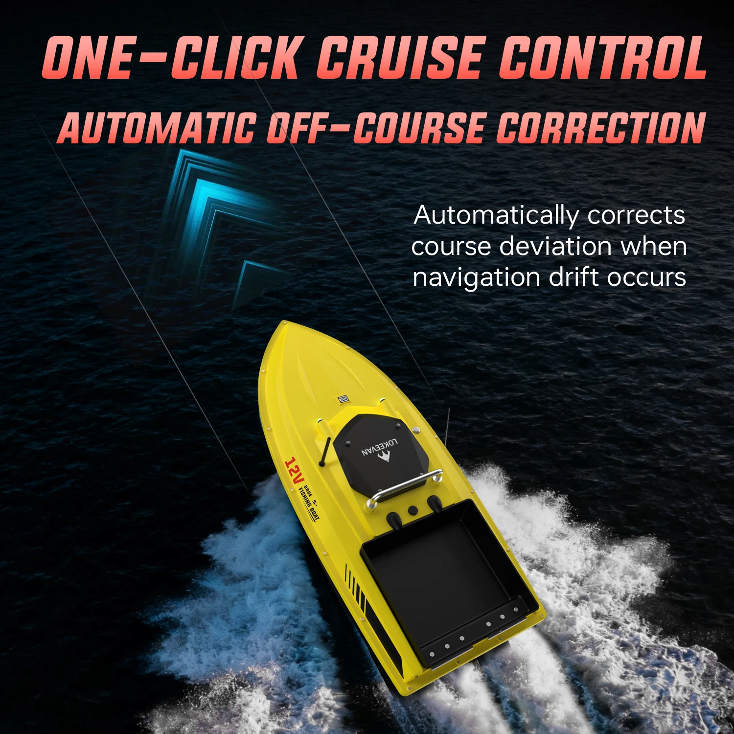 Bote Cebador D80E GPS Dual con Sonar y Sensor de Profundidad - imagen 5