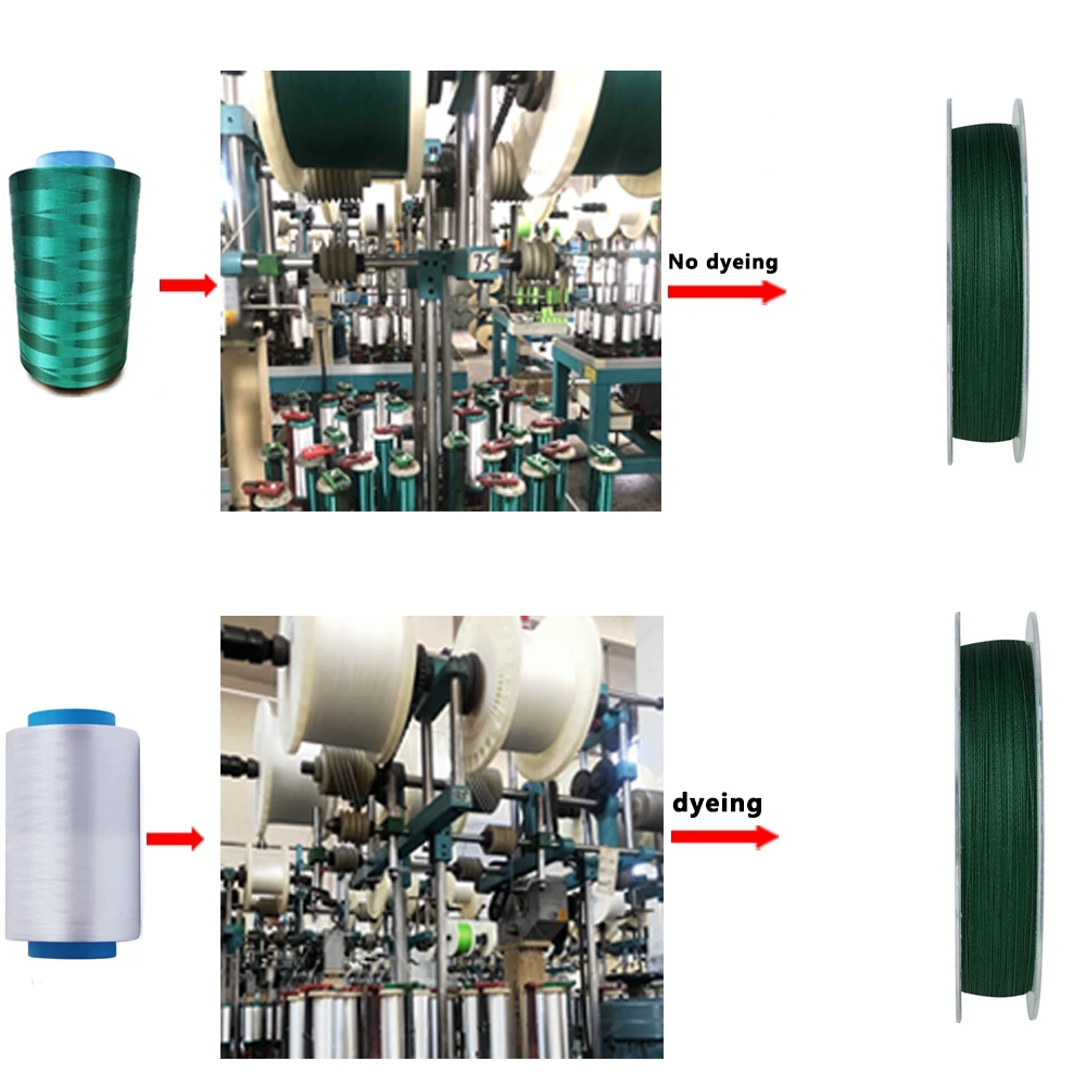 Warknife-sedal de pesca de 8 hebras, hilo trenzado de PE para pesca de 6-100 libras, hilo de alambre para peces, 300 M - imagen 3