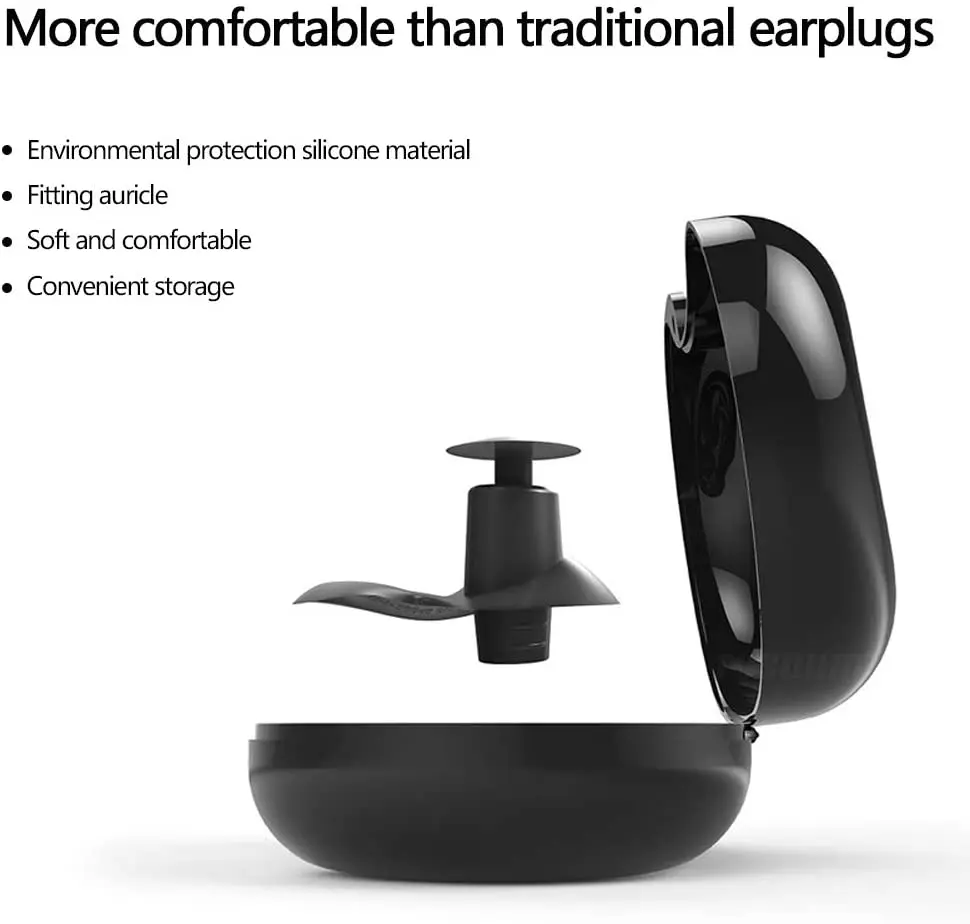 4 pares de tapones para los oídos para nadar, tapones para los oídos impermeables de silicona suave para nadar, bucear, jugar en la playa, accesorios de natación para niños y adultos - imagen 5