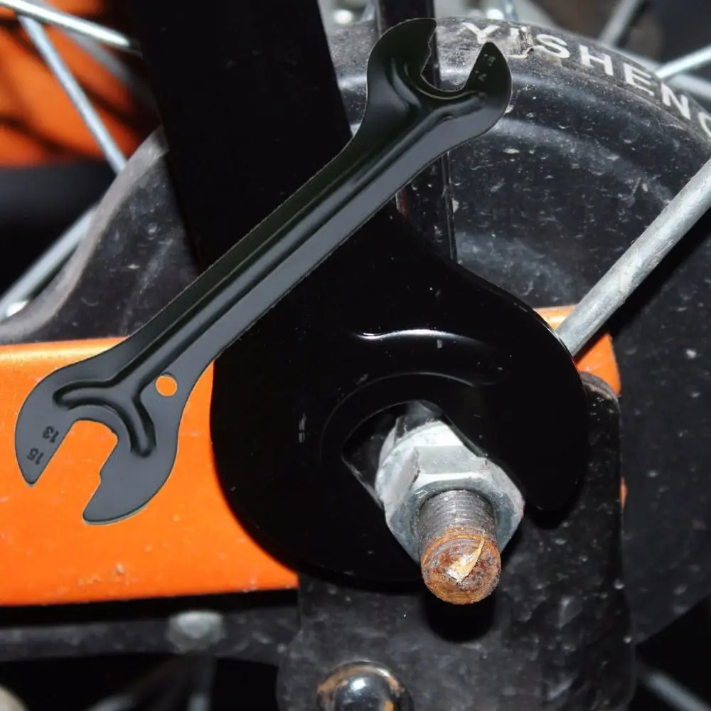 Pedal portátil para bicicleta, combinación hexagonal de cubo, llave cónica, herramienta de reparación de bicicletas, llave de extremo abierto - imagen 2