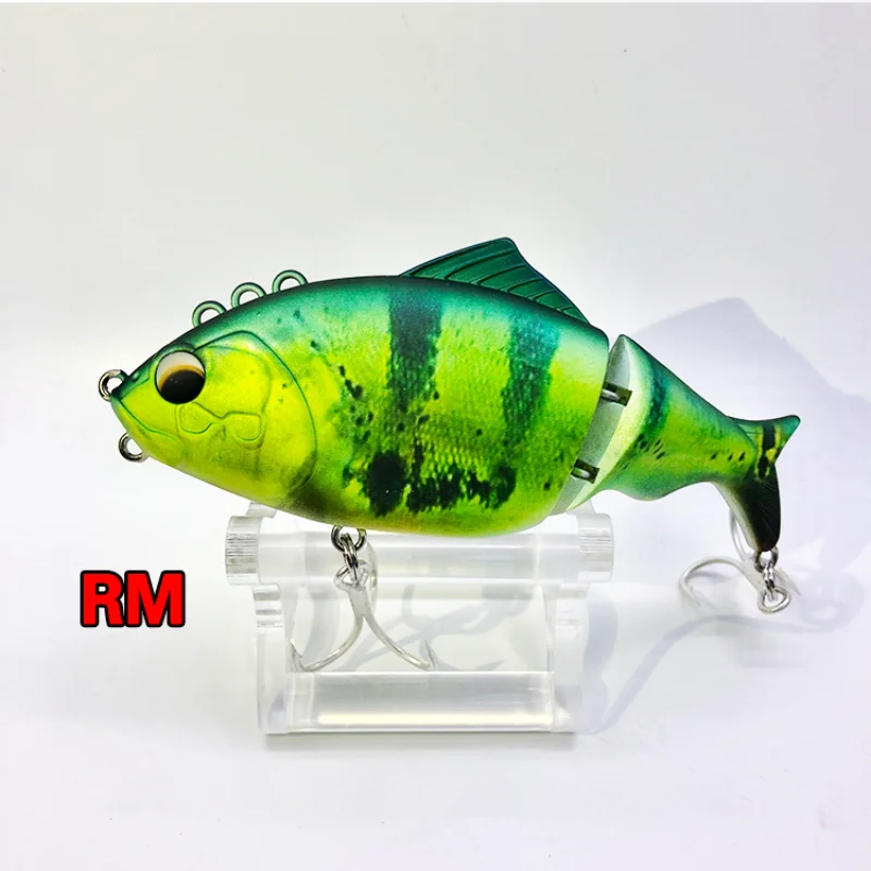 BONE Bones FOCUS130 cebo de tamaño mediano, 40g, 130mm, cebo de carretera para lubina y guardabarros, revestimiento 3D - imagen 5