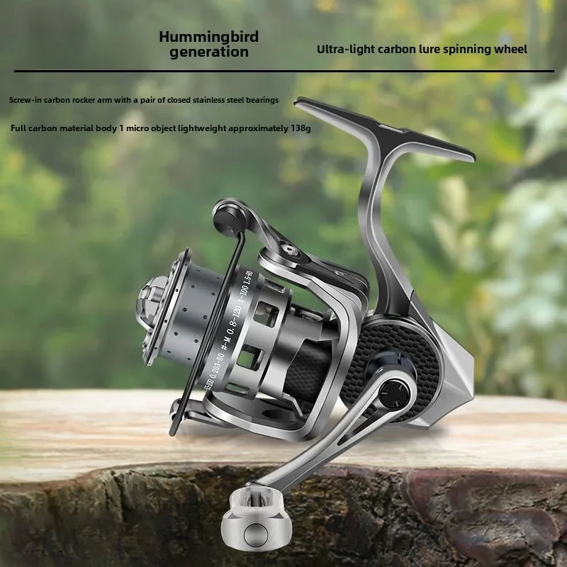 Hunter Fishing King Hummingbird Gen Carrete Carbono Pesca Largo Alcance - imagen 4