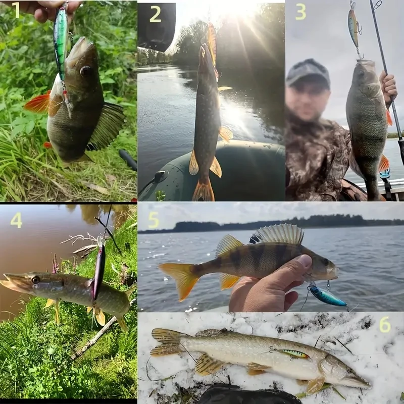 Aorace 5 unids/caja láser ojos 3D señuelo de pesca de pececillo biónico-13,3g cebo duro con anzuelos triples de plumas para máxima captura - imagen 4