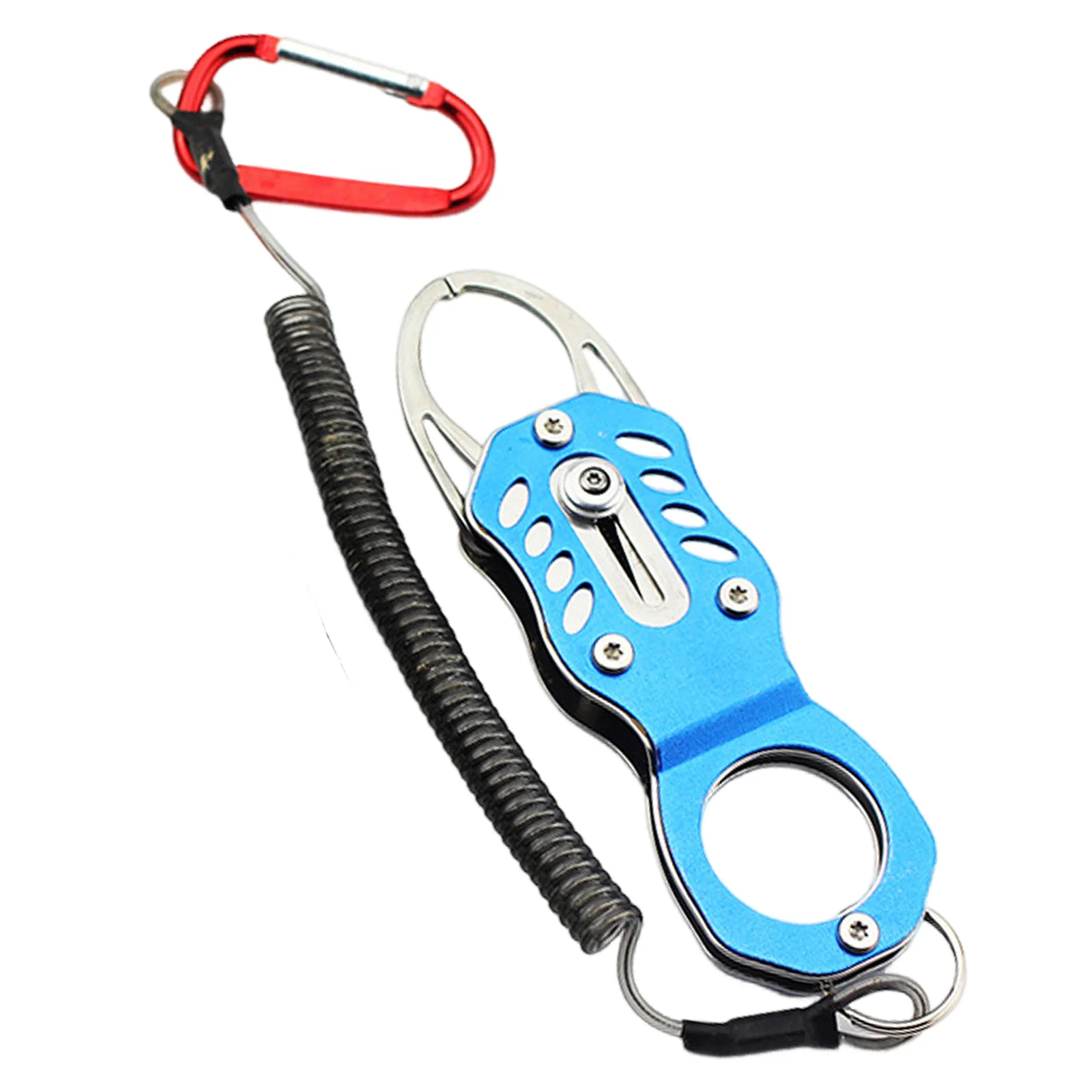 Pinzas de labios de pesca de acero inoxidable, herramientas de pesca de agua salada con cordón para Kayak, accesorios de pesca - imagen 5