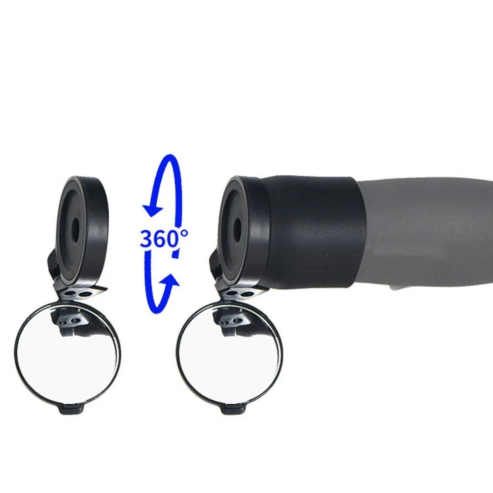 Espejo 360 grados giratorio acrílico para manillar ligero portátil - imagen 4