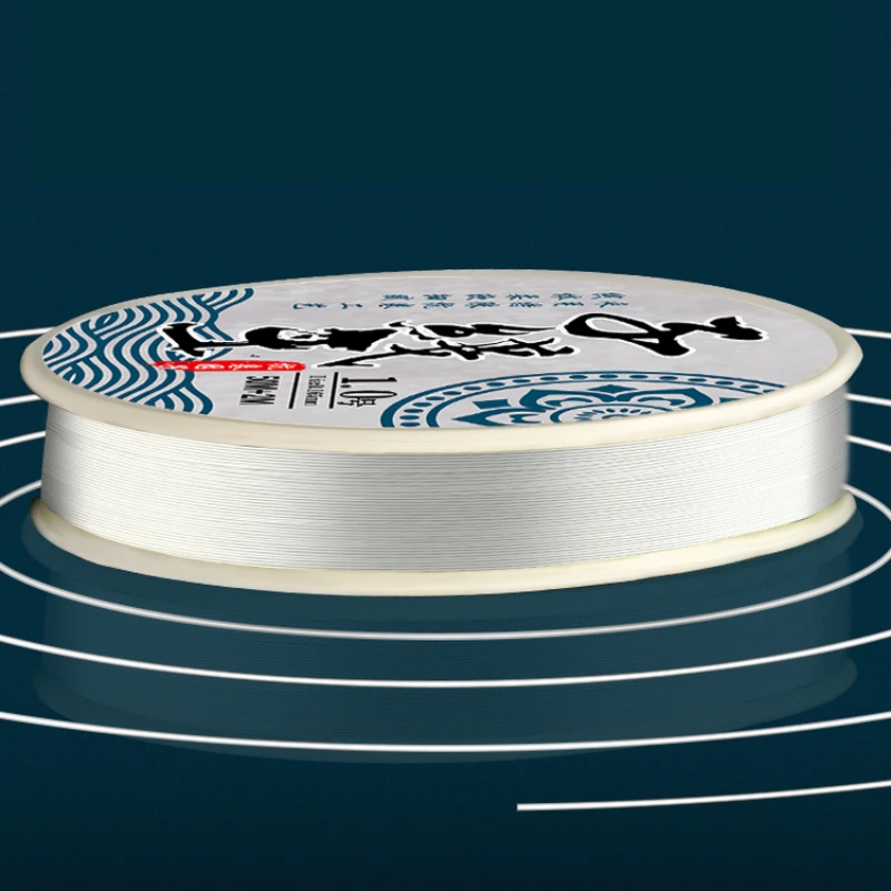 Sedal de pesca de nailon antirizado, resistente al desgaste, supersuave, fuerte, con recubrimiento de forcefluorocarbono, 52M - imagen 4