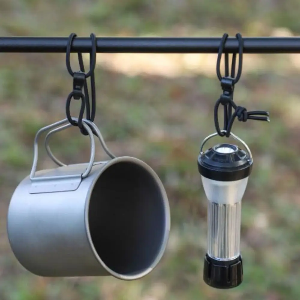 Hebilla Cuerda Elástica para Pesca – Clip Lanyard Negro - imagen 4