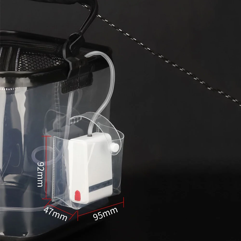 Bolsa de pesca EVA portátil, cubo plegable para caja de peces vivos, bomba de oxígeno, contenedor de agua para coche y Camping, estuche de almacenamiento de aparejos de lavabo - imagen 3