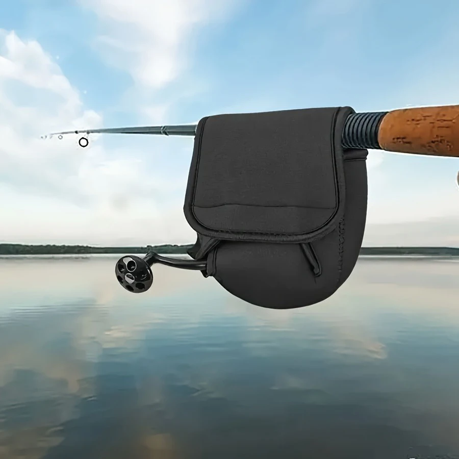 Bolsa protectora para carrete de pesca giratoria, estuche para carrete de balsa de Baitcasting, bolsa de almacenamiento, cubierta de tambor para deportes al aire libre y viajes - imagen 2