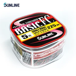 100% línea de pesca Original SUNLINE BASIC FC 320M/300M de fibra de carbono transparente adecuada para muchos métodos de pesca