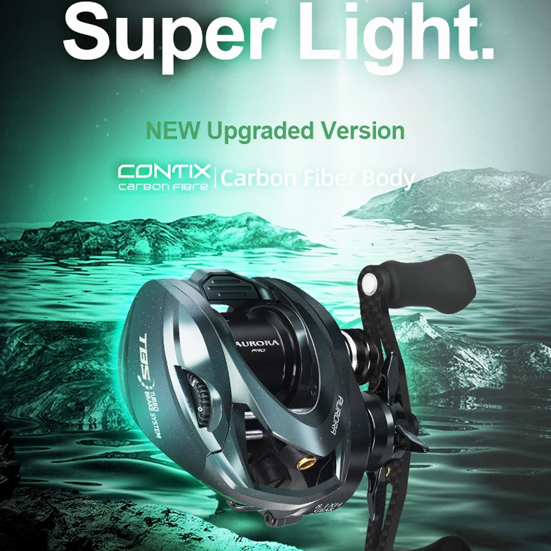 Carrete HISTAR Aurora airCF Carbon BFS – Freno magnético 3D