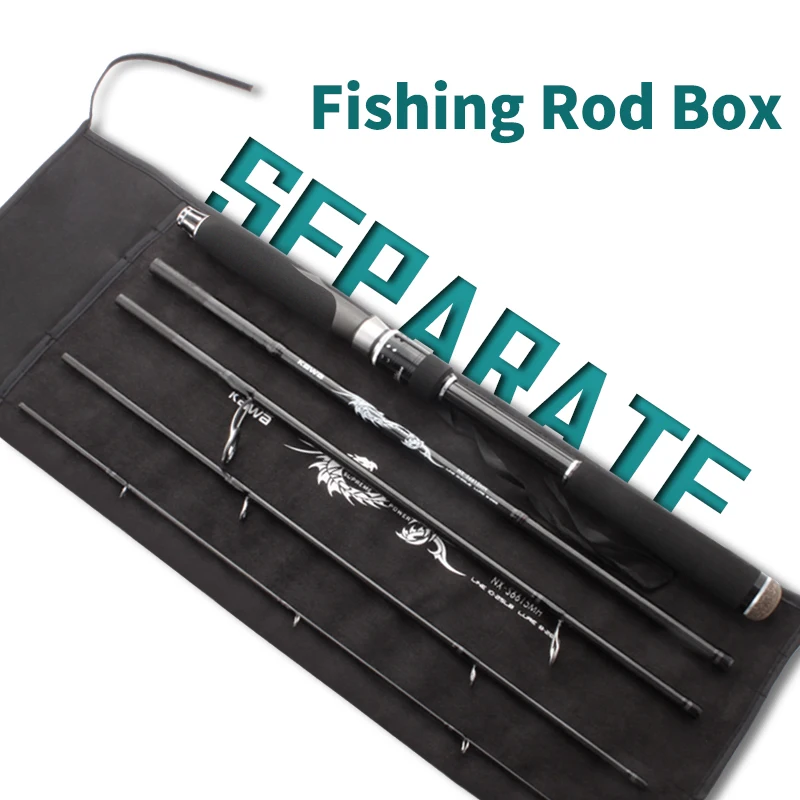 Kawa-caña de pescar dura media, 1,98 m de longitud retráctil, 44cm, 5 secciones, 140g con caja Original, mango de EVA de anillo portátil Fuji A - imagen 5