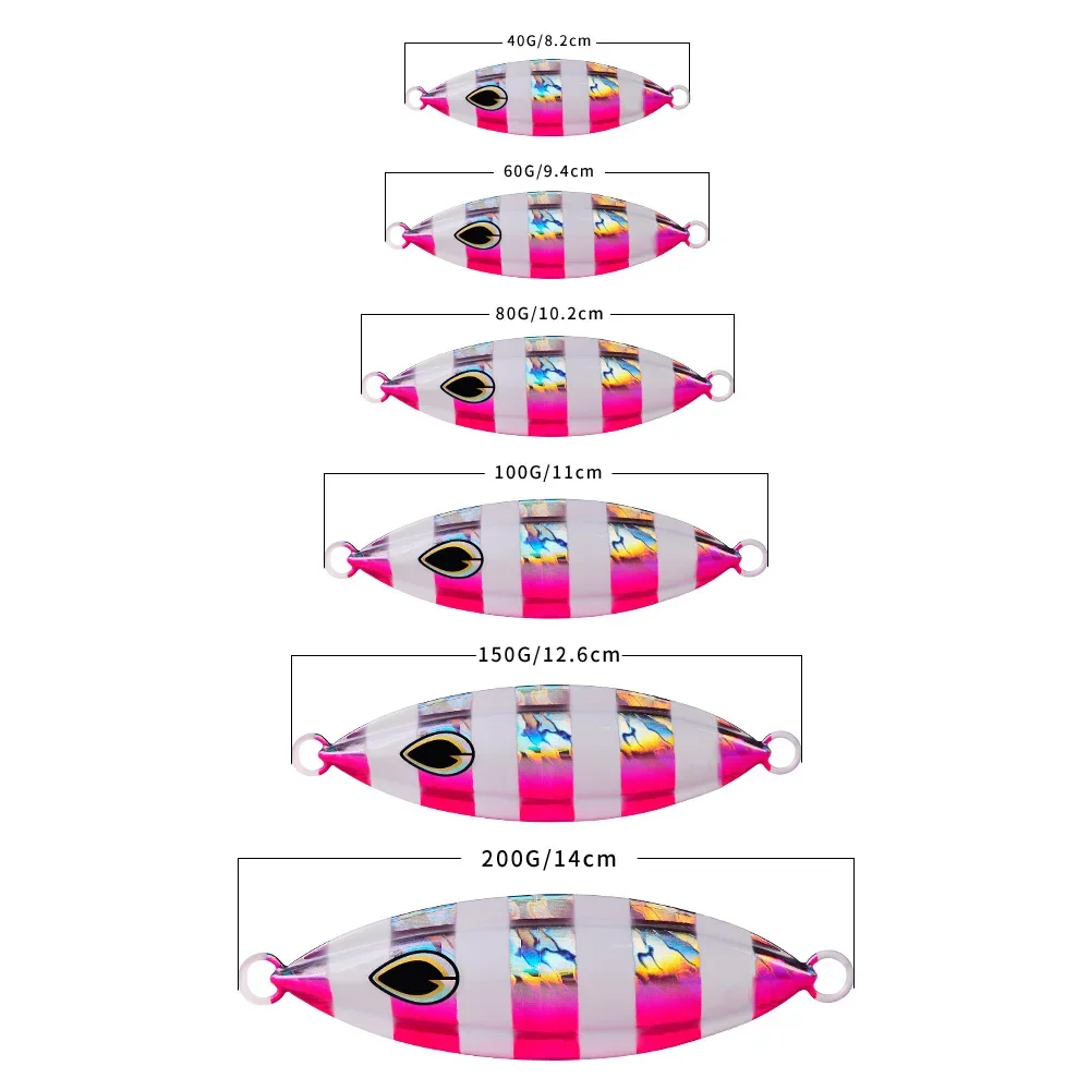 CXW-señuelo de pesca con plantilla de Metal, 100g, 150g, 200g, sin tierra, plantilla de paso lento, cuchara de Jigging Vertical súper dura, aparejos de pesca - imagen 5