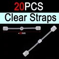 20pcs clear straps