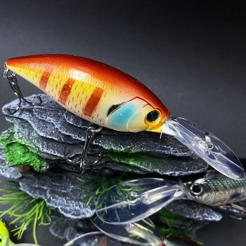 Señuelo De Pesca Artificial, cebo De manivela De 75mm, 22g, Crankbait De labio largo, Isca 9034 - imagen 3