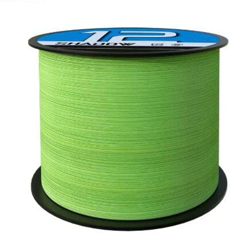 Línea de pesca trenzada para carpa y lubina, Sedal japonés PE X8 de 300M y 500M, multicolor, color verde, 14-80 estength lb de alto, novedad - imagen 4