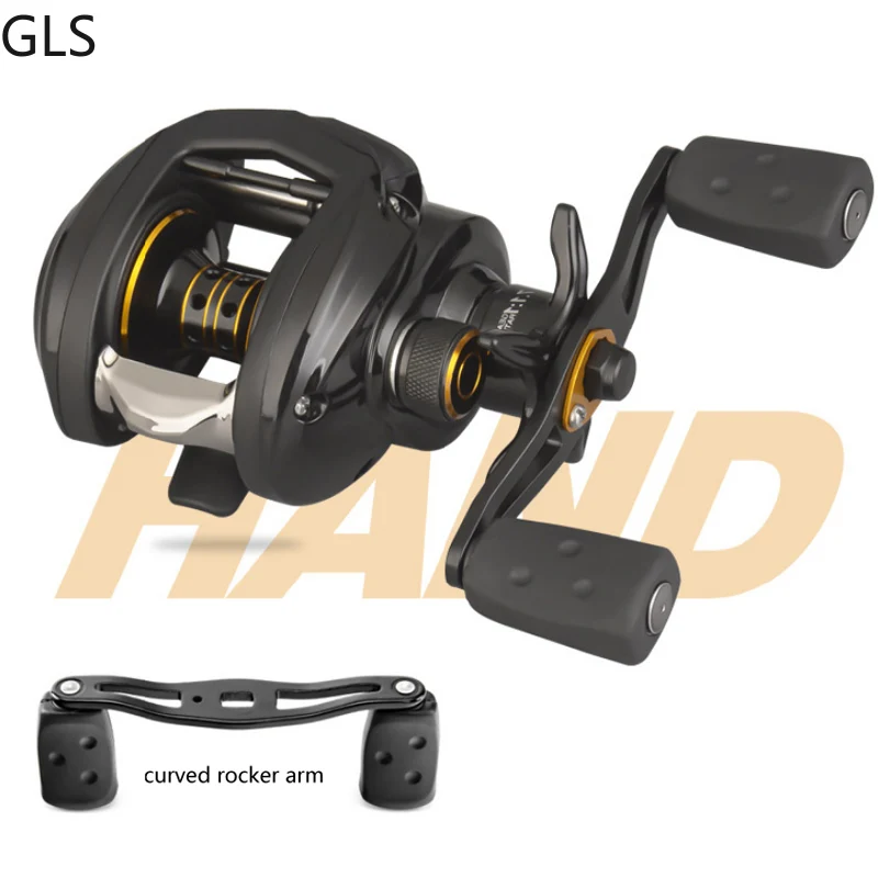 GLS-carrete de Pesca resistente al agua de mar, accesorio de alta velocidad 7,1: 1, izquierda/derecha opcional, 1BB 8 +, para Baitcasting - imagen 4