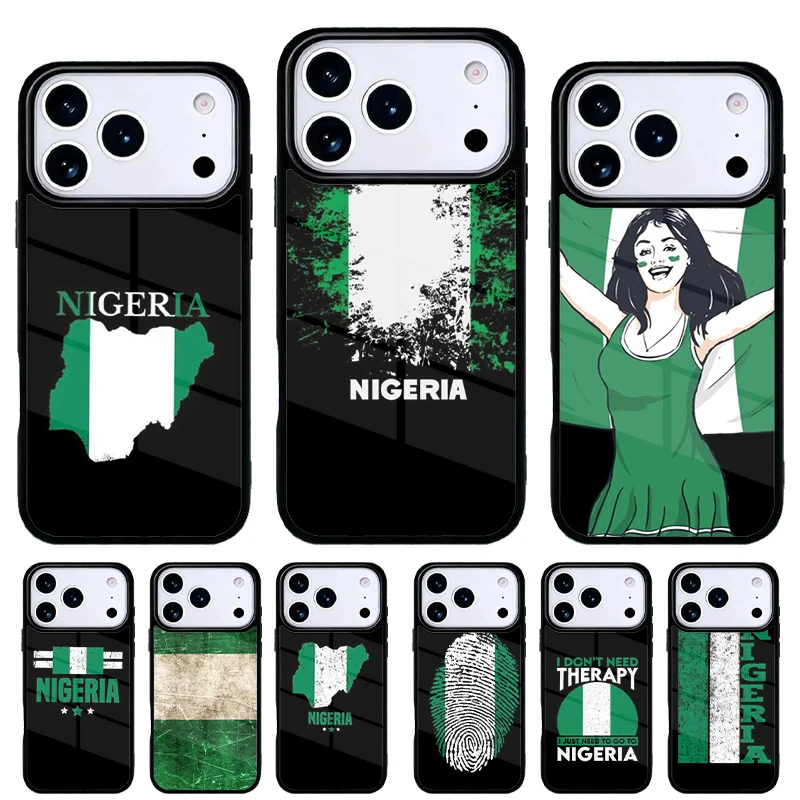 Funda iPhone con bandera de Nigeria – Carcasa trasera