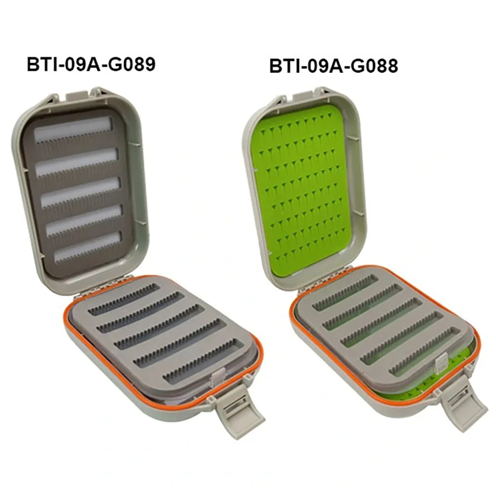 Caja de hojas oscilantes impermeable Aventik, caja de aparejos de pesca con mosca de gran capacidad de silicona, caja de espuma - imagen 2