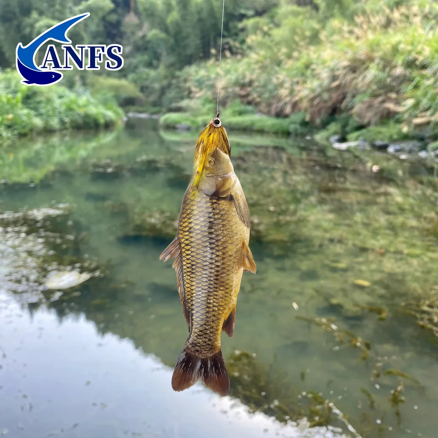 ANFS 4 señuelos de pesca con mosca-cola Grizzly, señuelo de mosca realista con serpentina de gran juego para salmón, lubina, truco-regalo Ideal para pescador - imagen 4