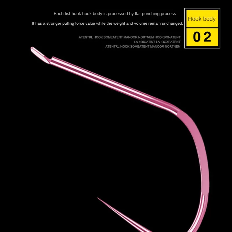 Anzuelos aplanados, Material de aparejos, artículos sin púas, accesorios para pesca en el mar, acero al carbono, 10 paquetes - imagen 3