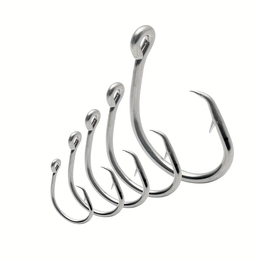 Anzuelos acero inoxidable atún y walleye – Alambre fuerte en salado - imagen 5
