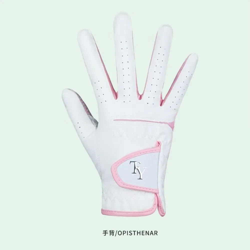 Guantes de Golf cómodos para mujer, antideslizantes, resistentes al desgaste, guantes deportivos con dedos completos, duraderos y suaves, accesorios de Golf - imagen 5