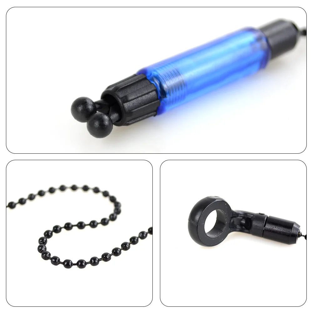 Hirisi-Juego de alarmas de mordida para pesca de carpa, alarmas de pesca con Swingers, Color azul - imagen 5