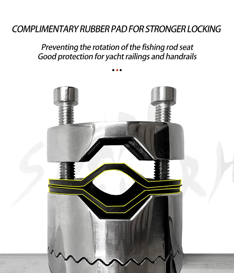 Mejorar la seguridad y la durabilidad con una almohadilla de goma fuerte para un bloqueo seguro