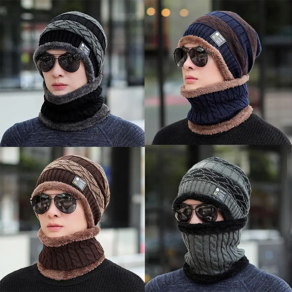 Gorro cálido de poliéster para regalo, gorros gruesos de lana transpirables para mantener el calor y el frío, gorro de punto para otoño e invierno - imagen 2