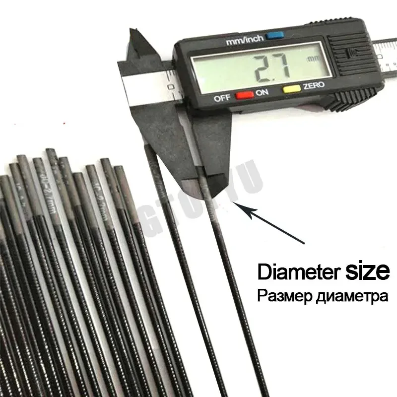 2,2mm-4,1mm 5 piezas 80cm punta de caña de pescar secciones de repuesto caña de pescar de Taiwán tamaño completo sólido hueco accesorios de caña de carbono resistente - imagen 3