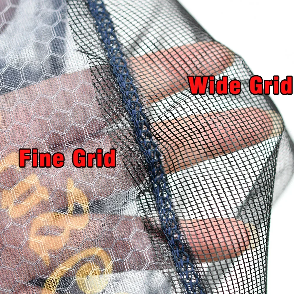 Red de pesca con cabeza de malla Circular de aleación de aluminio para exteriores, trampa para peces de carpa desmontable, red de aterrizaje para peces grandes para pesca con caña - imagen 5