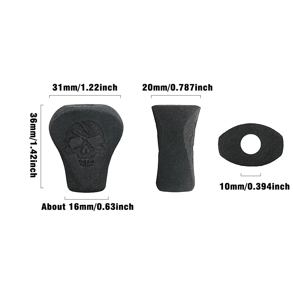 Perillas de mango de carrete de pesca antideslizantes, ligeras, cubierta decorativa, accesorios DIY para equipo de pesca - imagen 4