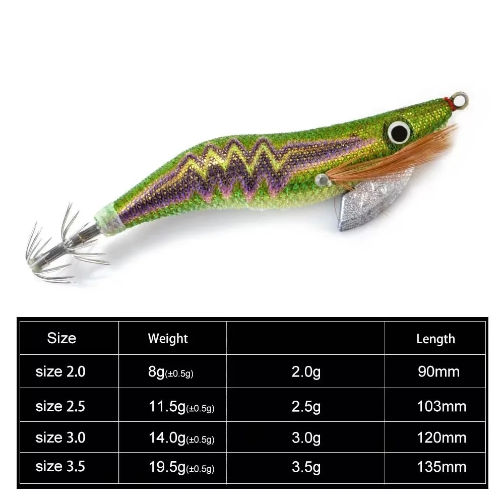 FTK Señuelo luminoso para pesca de mar – imitación calamar pulpo