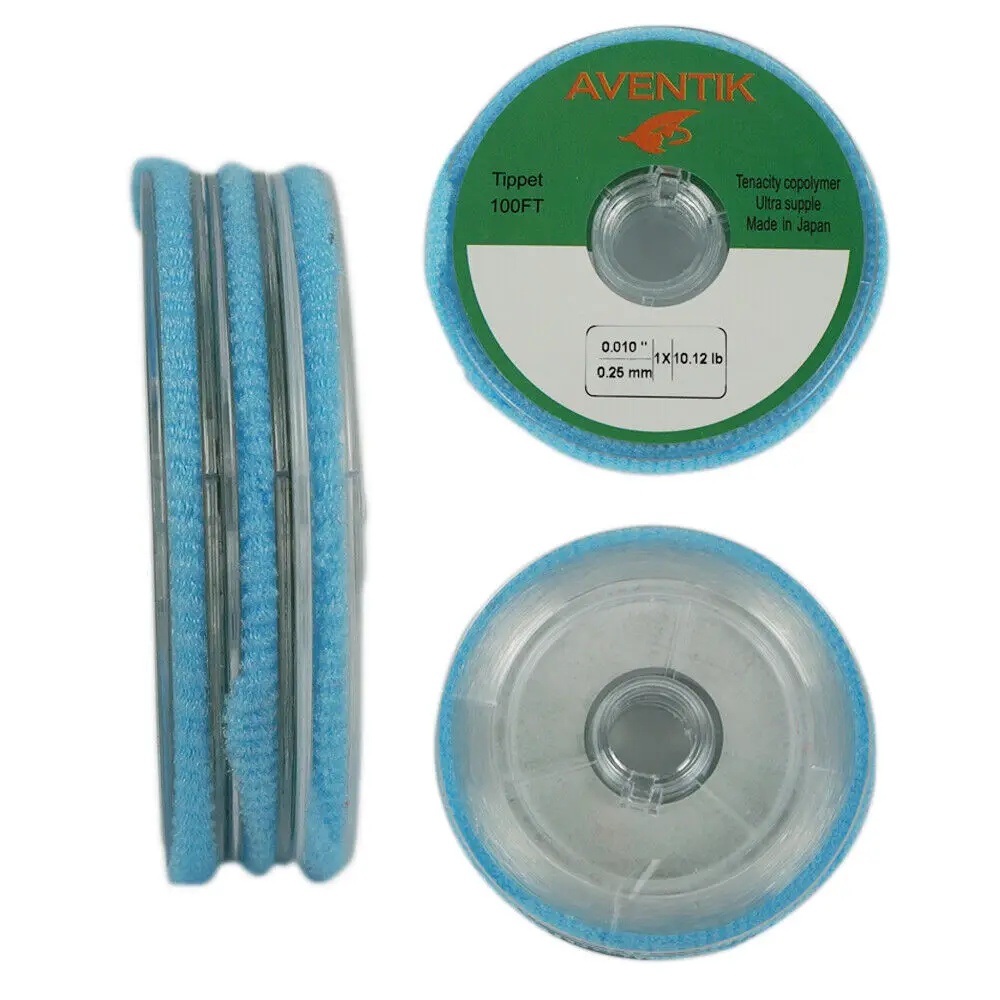 Línea de pesca con mosca Aventik Tippet, línea de pesca con mosca, fluorocarbono, hundimiento LeaderTippet100ft - imagen 5