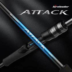 Caña spinning Lureleader Attack – Fibra de carbono acción R-Fast