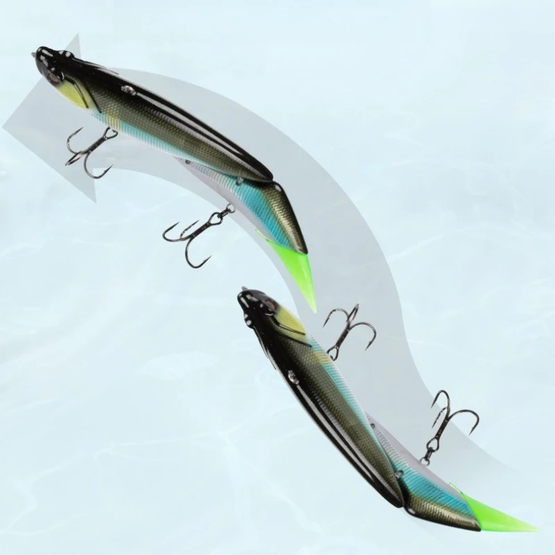 Señuelo VIB Wobbler articulado – Cebo flotante artificial de natación - imagen 5
