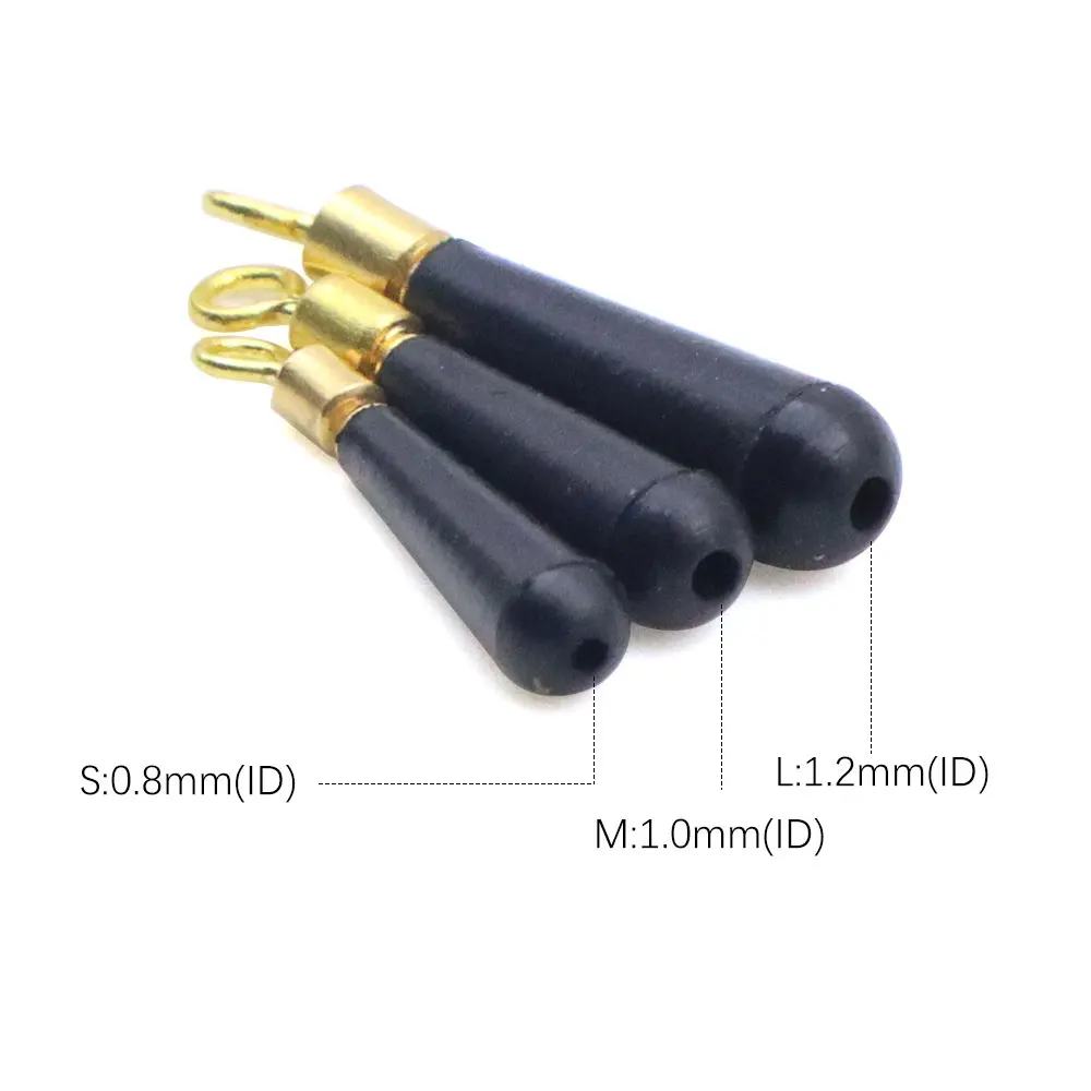 Accesorios de pesca de 20 piezas, anillo giratorio de cobre, reposapiés flotantes, rotación de alta velocidad, flexibilidad, asiento de deriva, aparejos de carpa y pescado - imagen 3