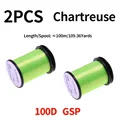 2pcs Chartreuse