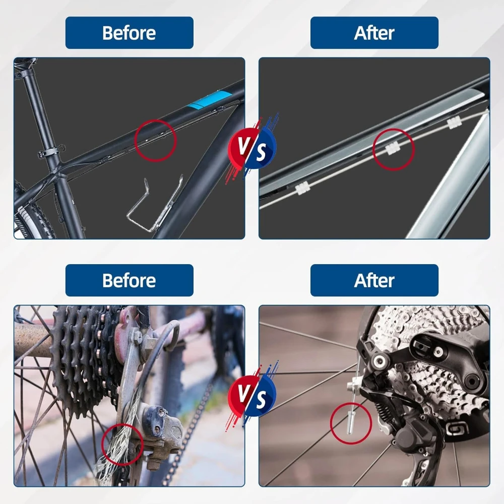 Cables freno bicicleta doble cabezal universales para MTB y carretera - imagen 5