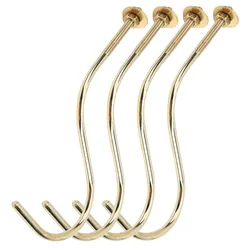 Gancho dorado decorativo para accesorios de pesca