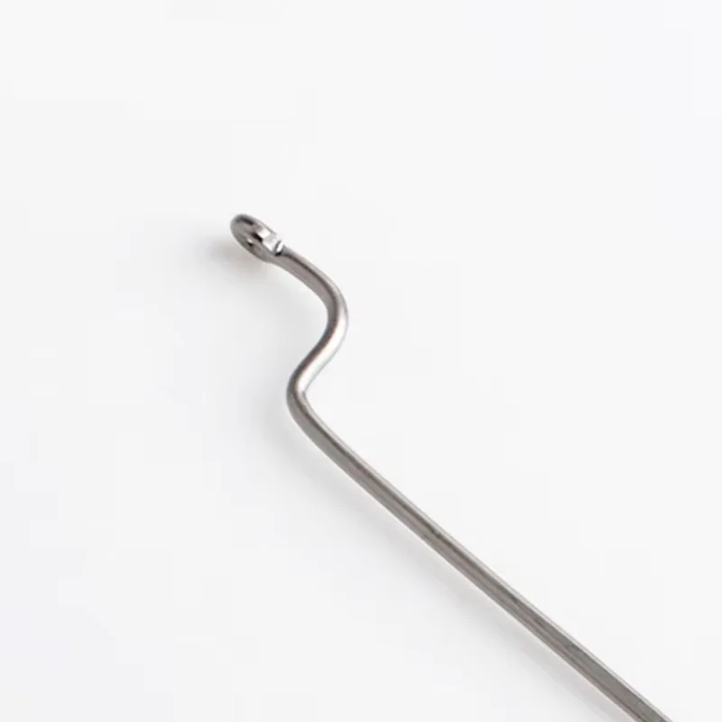 NGB 6PCS Señuelo de anzuelo compensado de pesca de acero rico en carbono 1/0 2/0 3/0 1 2 3 # Gancho de manivela circular, anzuelos de cebo blando con gusano - imagen 3