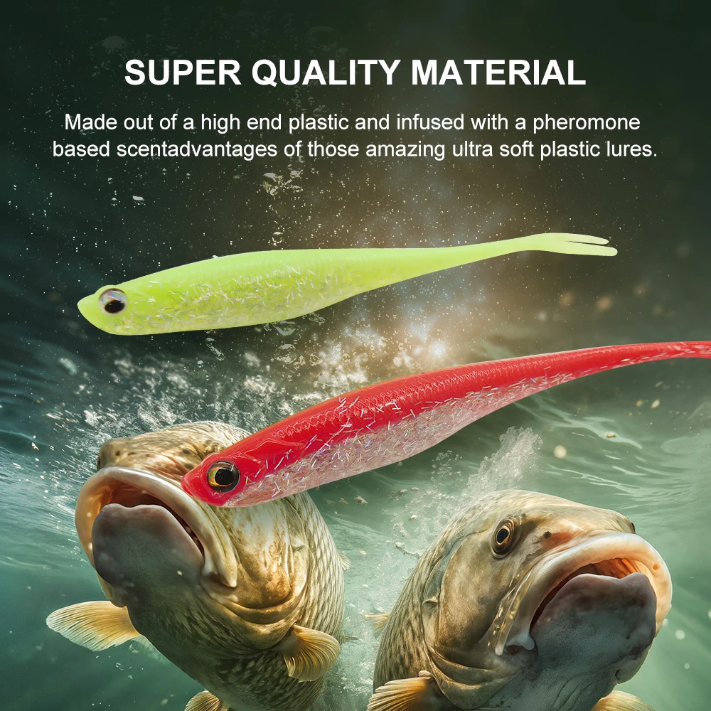 ESFISHING Swimmbait pesca señuelo suave Real Shad 130mm Isca cebo de plástico de silicona Artificial para Lucio aparejos de pesca en roca - imagen 5