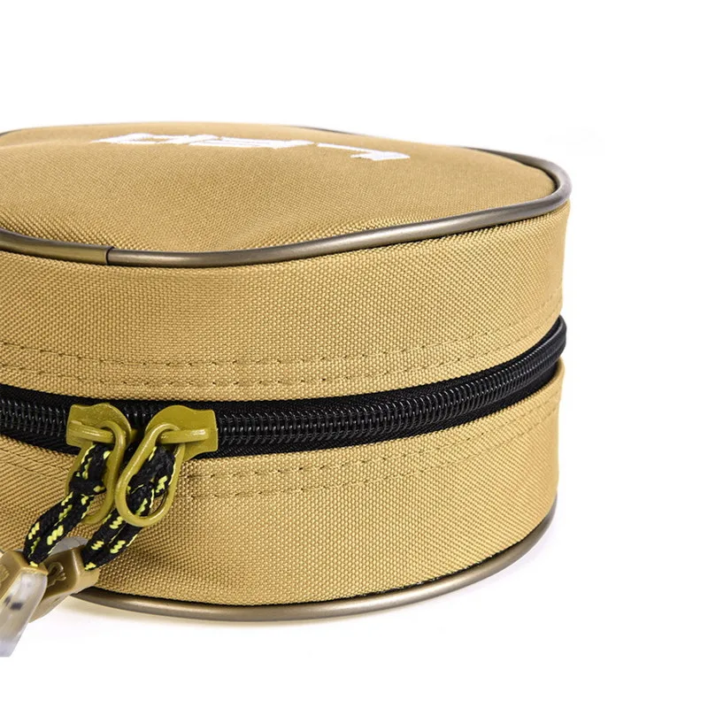 LEO-bolsa de carretes de Pesca de 1/2 capas, bolsa de carretes de tambor de fundición de cebo de mar de lona, funda protectora para aparejos de rueda de Pesca - imagen 2