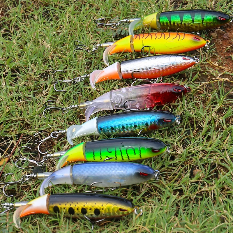 Sougayilang-señuelo de pesca giratorio 1Psc, 12g, para agua dulce o salada, 12cm/4,72 pulgadas, aparejos de pesca - imagen 5