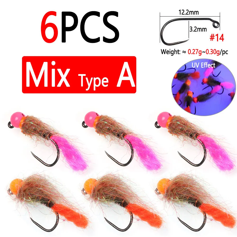 6pcs Mix Type A