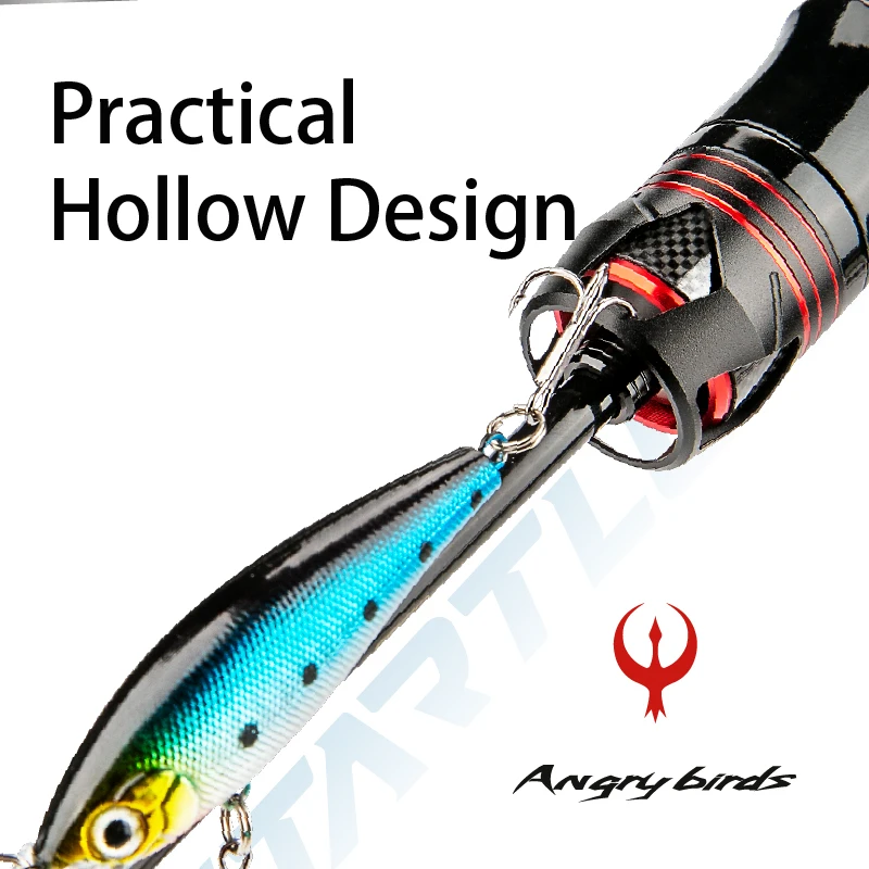 CEMREO-caña de pescar ultraligera UL de acción suave, 135cm-180cm, pulpo, calamar, trucha, aparejos de pesca en alta mar, novedad - imagen 4